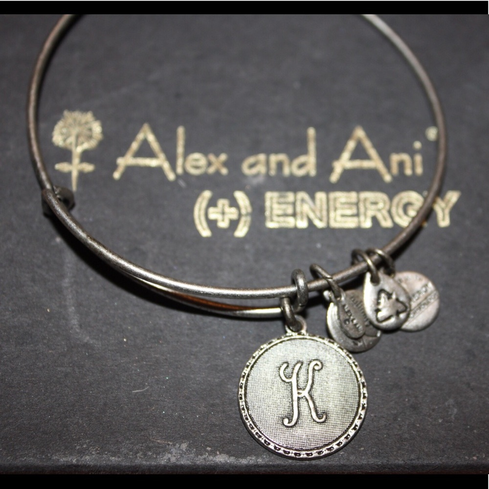 Alex and Ani “K” initial Bracelet